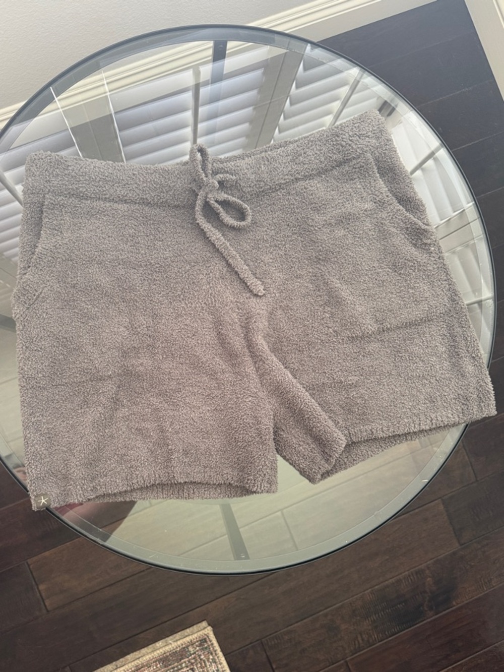 Barefoot Dreams Taupe Plush Lounge Shorts - Women